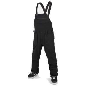 Volcom Roan Bib overall black prémium snowboard nadrág